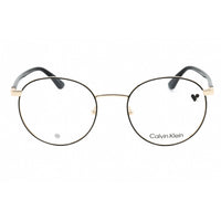 Calvin Klein Unisex Eyeglasses - Black Metal Round Shape Full Rim Frame | CK23106 001 ,