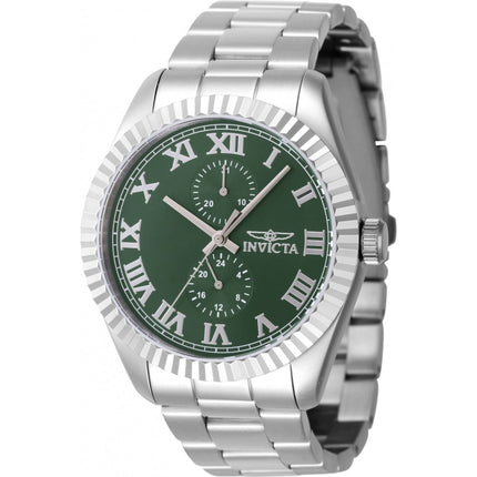 Invicta Men's Quartz Watch - Specialty Green Dial Stainless Steel Bracelet | 47422 ,