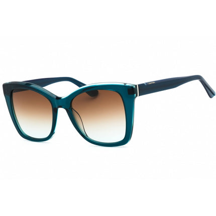 Calvin Klein Women's Sunglasses - Petrol Acetate Cat Eye Full Rim Frame | CK22530S 432 ,