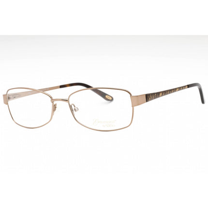 Emozioni Women's Eyeglasses - Brown Gold Metal Rectangular Frame | EM 4413 0FG4 00 ,