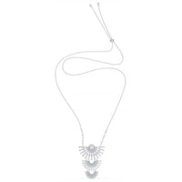 Swarovski Women's Necklace - Sparkling Dance Rhodium Plated and Crystal | 5564432 ,