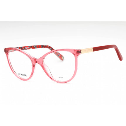 Moschino Love Women's Eyeglasses - Red Plastic Cat Eye Full Rim Frame | MOL574 0C9A 00 ,