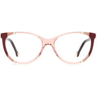 Carolina Herrera Women's Eyeglasses - Burgundy Nude Plastic Cat Eye | CH 0064 0C19 ,