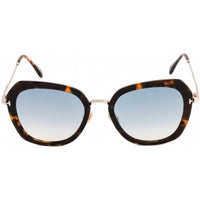 Tom Ford Women's Sunglasses - Colored Havana Plastic Butterfly Frame | FT0792 55P ,