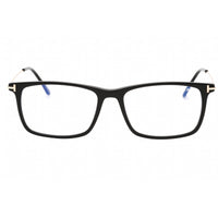 Tom Ford Men's Eyeglasses - Shiny Black Acetate Rectangular Shape Frame | FT5758-B 001 ,