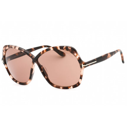 Tom Ford Women's Sunglasses - Coloured Havana Butterfly Frame Violet Lens | FT1013 55Y ,