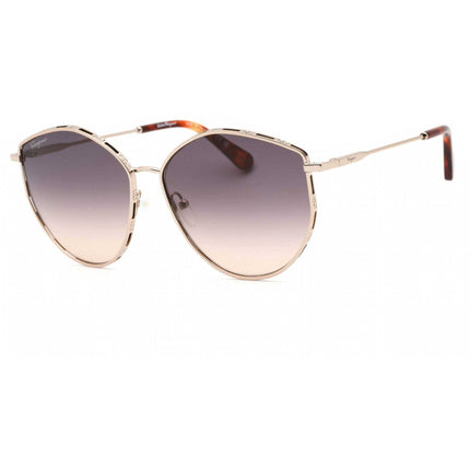 Salvatore Ferragamo Women's Sunglasses - Rose Gold/Peach Cat Eye Frame | SF264S 754 ,