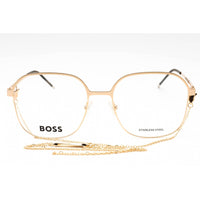 Hugo Boss Women's Eyeglasses - Gold Palladium Metal Square Frame | BOSS 1459 0I20 00 ,
