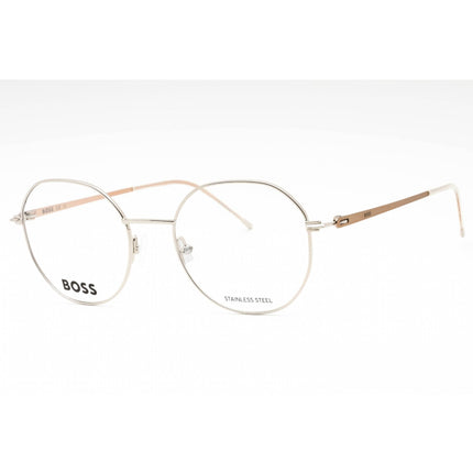 Hugo Boss Women's Eyeglasses - Palladium Gold Metal Round Frame | BOSS 1463 0TNG 00 ,