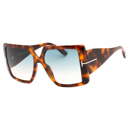 Tom Ford Women's Sunglasses - Blonde Havana Plastic Oversized Shape Frame | FT0790 53P ,
