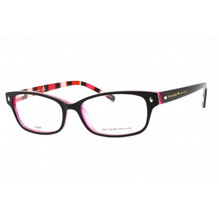 Kate Spade Women's Eyeglasses - Black Pink Striped Rectangular | Lucyann Us 0X78 00 ,
