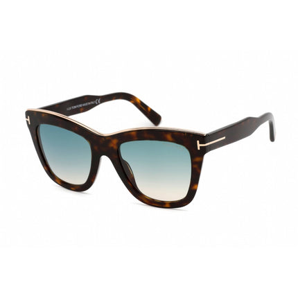Tom Ford Women's Sunglasses - Shiny Dark Havana Plastic Cat Eye Frame | FT0685 52P ,