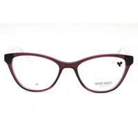 Nine West Women's Eyeglasses - Crystal Plum Plastic Cat Eye Full Rim | NW5217 505 ,