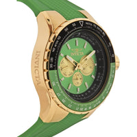 Invicta Men's Watch - Aviator Quartz Chronograph Green Silicone Strap | 44612 ,