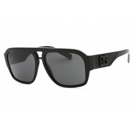 Dolce & Gabbana Men's Sunglasses - Black Frame Dark Grey Lens | 0DG4403 501/87 ,