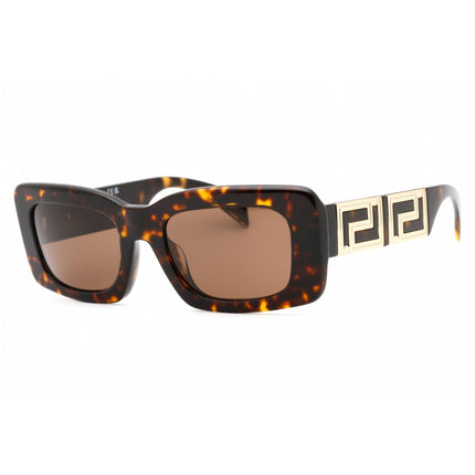 Versace Women's Sunglasses - Tortoise Plastic Rectangular Frame | 0VE4444U 108/73 ,