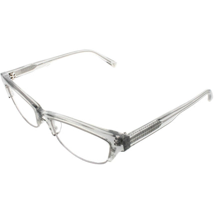 Kendall + Kylie Women's Eyeglasses - Grey Acetate Frame Demo Lens | KKO170 ROWIE 38 ,