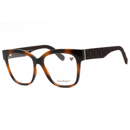 Salvatore Ferragamo Women's Eyeglasses - Tortoise Cat Eye Full Rim Frame | SF2956E 240 ,
