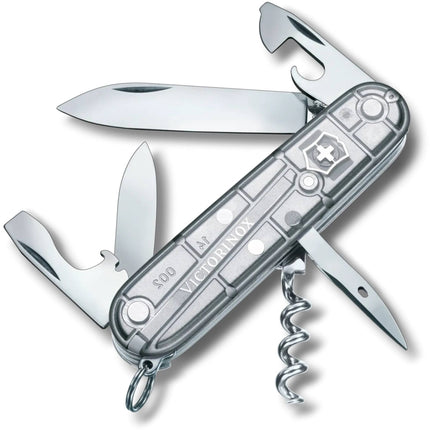 Victorinox Swiss Army Medium Pocket Knife - Spartan Silver 12 Functions | 1.3603.T7 ,