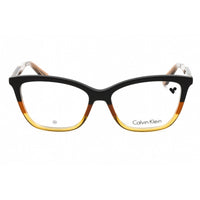 Calvin Klein Women's Eyeglasses - Dark Brown/Brown/Caramel Cat Eye Frame | CK23545 206 ,