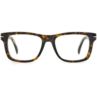 David Beckham Men's Eyeglasses - Havana Rectangular Full Rim Frame | DB-1073 0086 ,