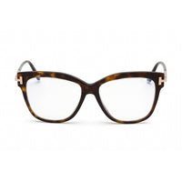Tom Ford Women's Eyeglasses - Dark Havana Cat Eye Full Rim Frame | FT5704-F-B 052 ,
