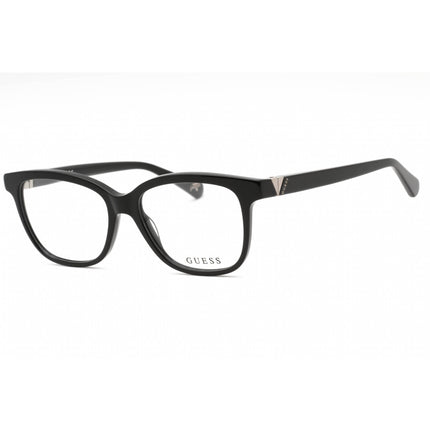 Guess Women's Eyeglasses - Shiny Black Plastic Cat Eye Full Rim Frame | GU5220 001 ,
