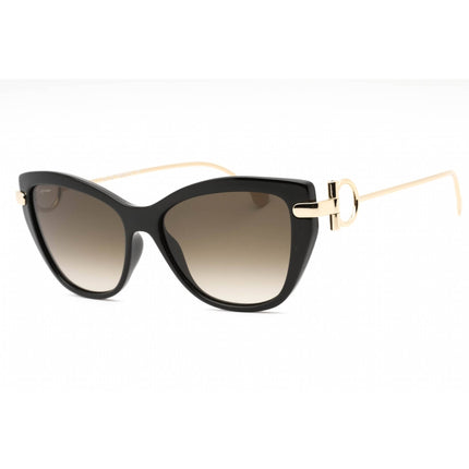 Salvatore Ferragamo Women's Sunglasses - Black Plastic Cat Eye Full Rim | SF928S 001 ,