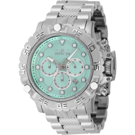 Invicta Men's Chrono Watch - Subaqua Turquoise and Silver Tone Dial Bracelet | 47181 ,