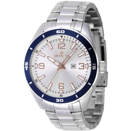 Invicta Men's Watch - Pro Diver Quartz White Dial Silver Steel Bracelet | 46666 ,