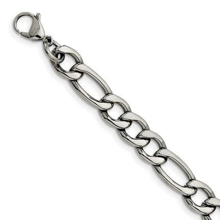 Stainless Steel 8.4mm 8in Figaro Chain | SRN682 ,
