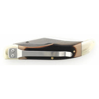 Schrade Old Timer Folder Knife - Pioneer Lockblade Clip with Thumb Knob | 223OT ,