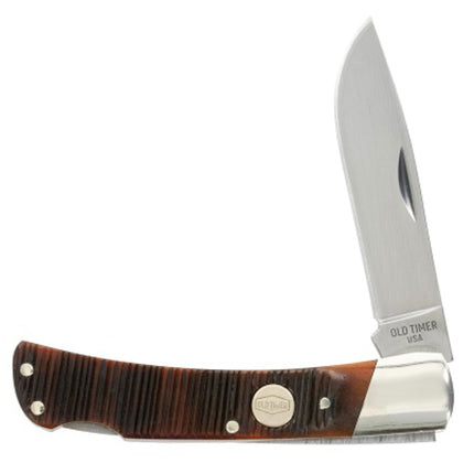 Schrade Folding Knife - Old Timer Generational Series Bruin Steel Blade | SC1137133 ,