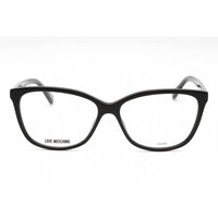 Moschino Love Women's Eyeglasses - Black Plastic Cat Eye Full Rim | MOL546 0807 00 ,