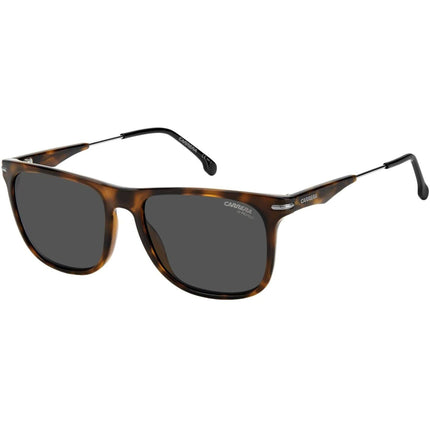 Carrera Men's Sunglasses - Havana Polyamide Square Shape Frame Grey Lens | 276/S 86 ,