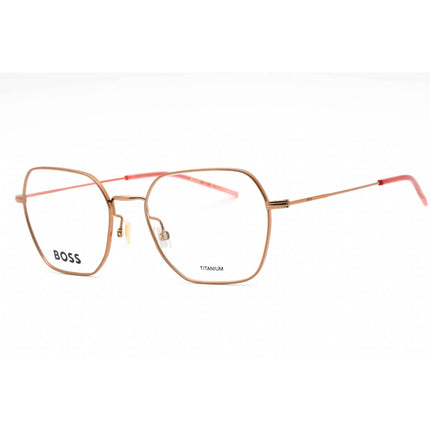 Hugo Boss Women's Eyeglasses - Gold Red Butterfly Full Rim Frame | BOSS 1534 0Y11 00 ,