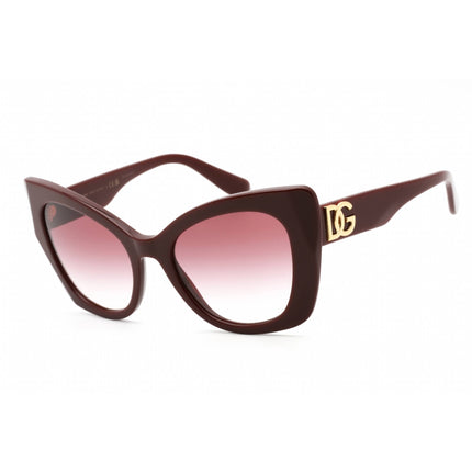 Dolce & Gabbana Women's Sunglasses - Burgundy Cat Eye Plastic Frame | 0DG4405 30918H ,