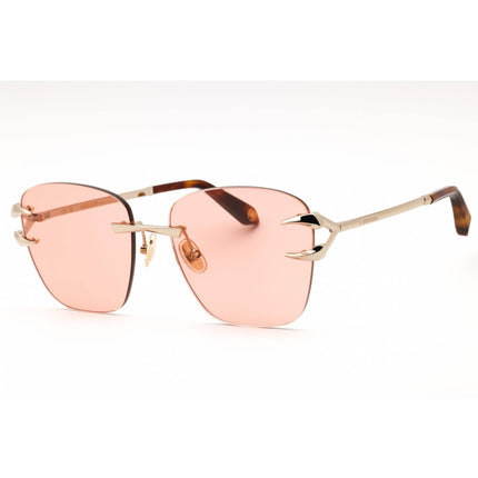 Roberto Cavalli Women's Sunglasses - Light Gold Metal Square Full Rim | SRC022 594F ,