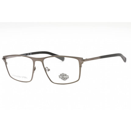 Harley Davidson Men's Eyeglasses - Matte Gunmetal Metal Full Rim Frame | HD0978 009 ,