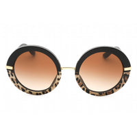Dolce & Gabbana Women's Sunglasses - Black/Havana Round Full Rim | 0DG4393F 324413 ,