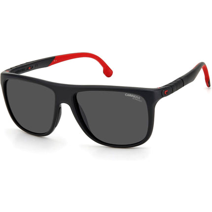 Carrera Men's Sunglasses - Matte Black Plastic Square Frame | HYPERFIT 17/S 0003 IR ,