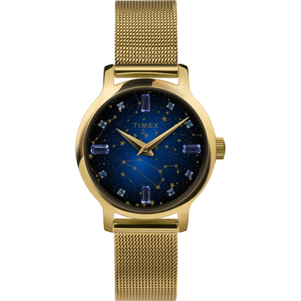 Timex Women's Watch - Transcend Celestial Yellow Steel Mesh Bracelet | TW2V51900 ,