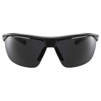 Nike Unisex Sunglasses - Shiny Black/White Half Rim Frame | TAILWIND 12 EV1128 001 ,