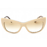 Dolce & Gabbana Women's Sunglasses - Beige Light Brown Cat Eye Frame | 0DG4417 338113 ,
