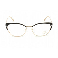 MCM Women's Eyeglasses - Gold/Black Metal Cat Eye Frame Demo Lens | MCM 2113 733 ,