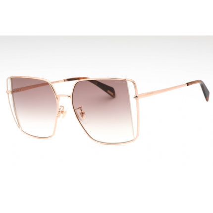 Police Women's Sunglasses - Copper Gold Metal Butterfly Full Rim Frame | SPLL38 08FC ,
