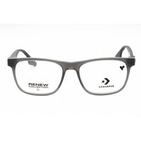 Converse Men's Eyeglasses - Crystal Cyber Grey Rectangular Full Rim Frame | CV5077 022 ,