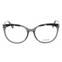 Guess Women's Eyeglasses - Grey/Other Plastic Full Rim Cat Eye Frame | GU2881 020 ,