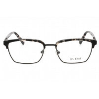 Guess Men's Eyeglasses - Grey/Other Metal Full Rim Rectangular Frame | GU50062 020 ,
