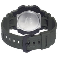 Casio Men's Tough Solar Illuminator Sport Combination Green Rubber Strap Ana-Digi Watch | AQS810W-3A ,